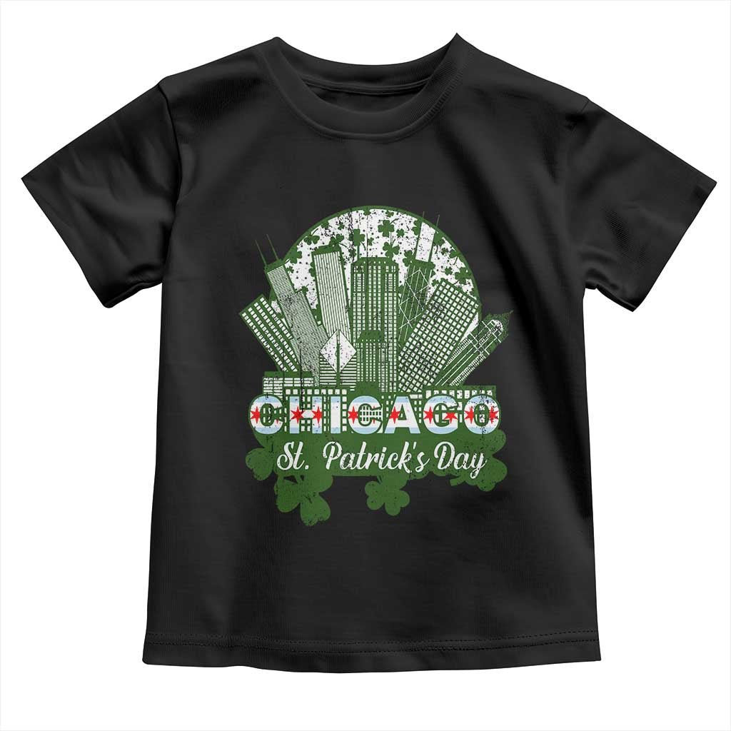 Chicago St Patricks Day Toddler T Shirt South Side Irish American Pride TS02 Black Print Your Wear