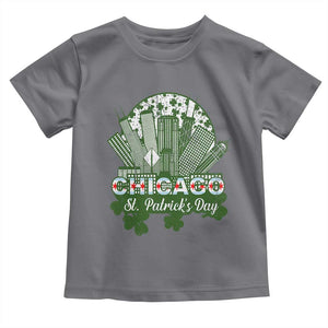 Chicago St Patricks Day Toddler T Shirt South Side Irish American Pride TS02 Charcoal Print Your Wear