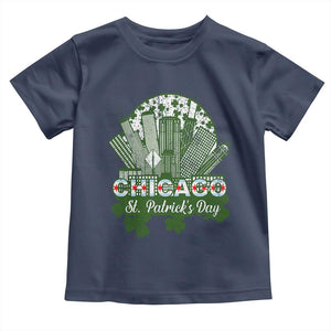 Chicago St Patricks Day Toddler T Shirt South Side Irish American Pride TS02 Navy Print Your Wear