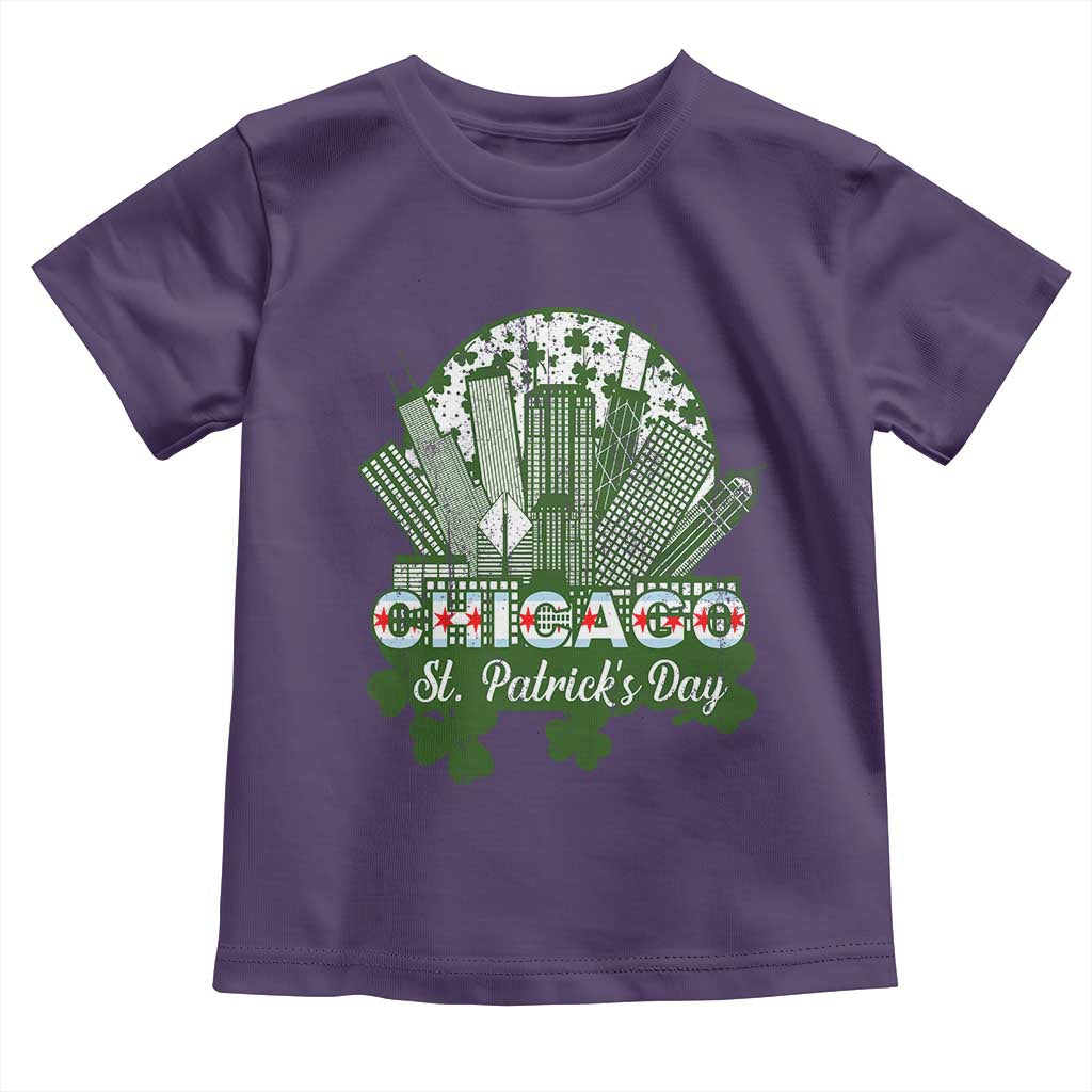 Chicago St Patricks Day Toddler T Shirt South Side Irish American Pride TS02 Purple Print Your Wear