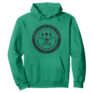 Operation Epic Fury USA Military Seal Hoodie Patriotic Air Power Aviation Tribute TS02 Irish Green Print Your Wear