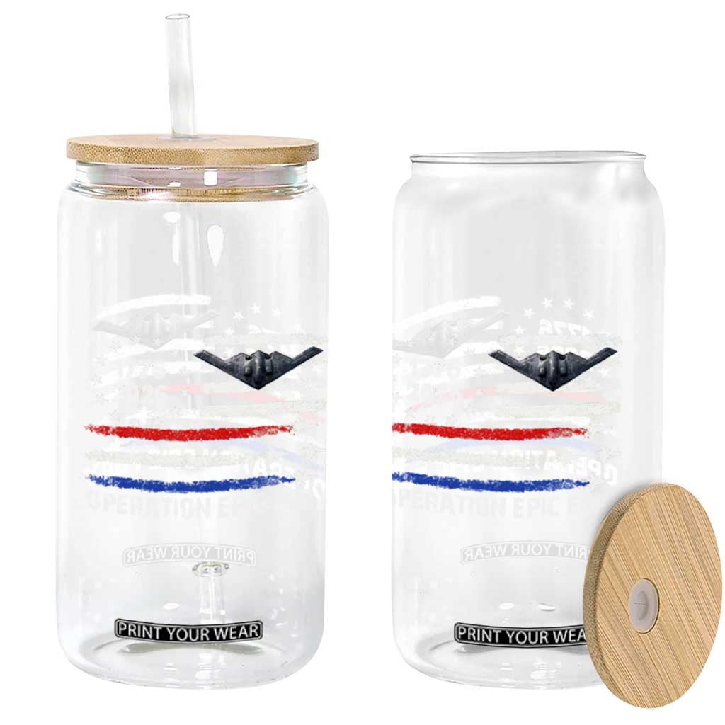 Operation Epic Fury 1776 2026 American Flag Aviation Glass Can Freedom Anniversary Statement TS02 Print Your Wear