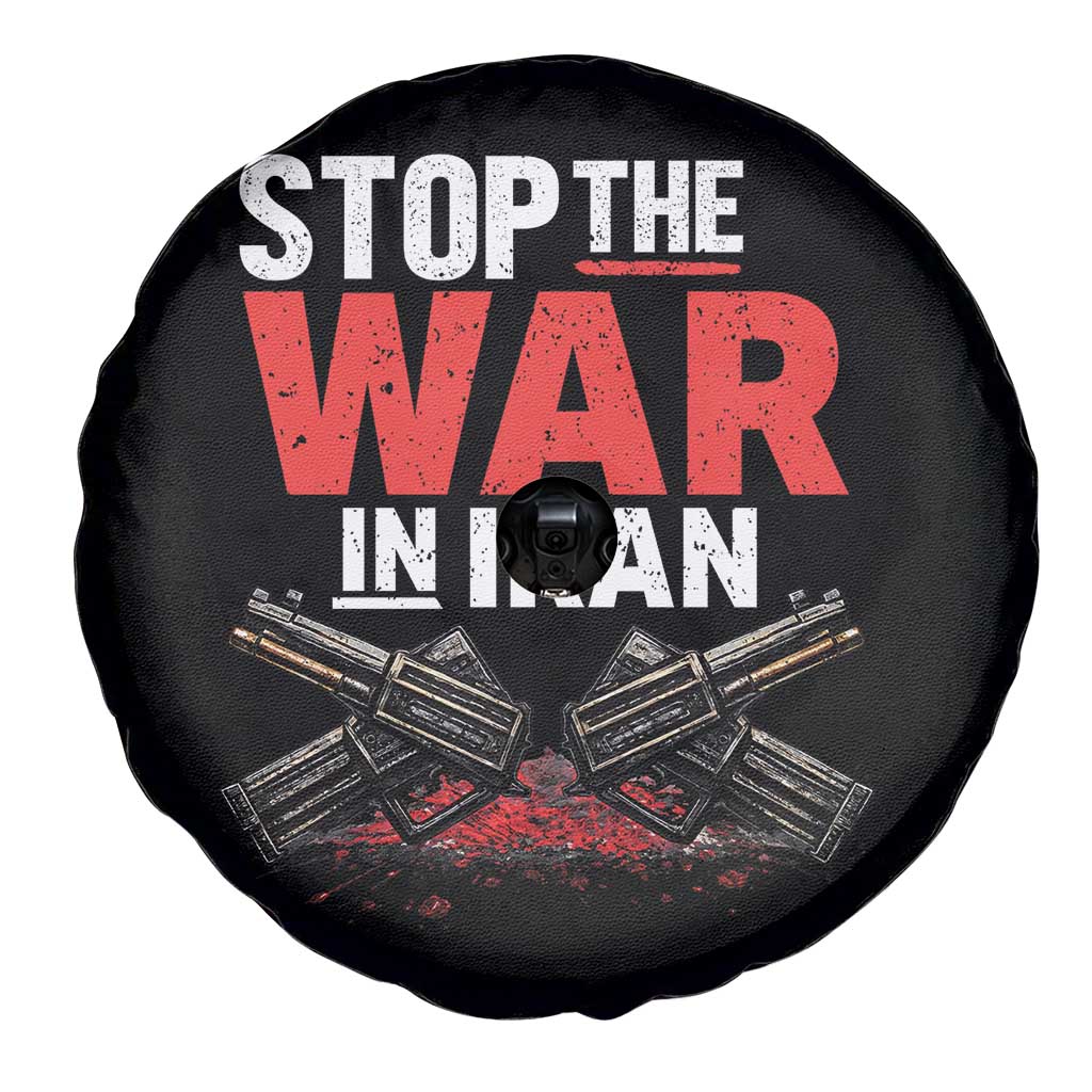 Stop the War in Iran Spare Tire Cover Anti War Protest Peace Advocacy Human Rights TS02 Print Your Wear