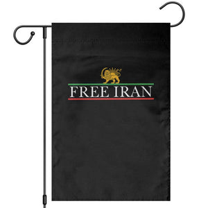 Free Iran Lion And Sun Graphic Garden Flag Iranian Freedom Supporters TS02 Black Print Your Wear