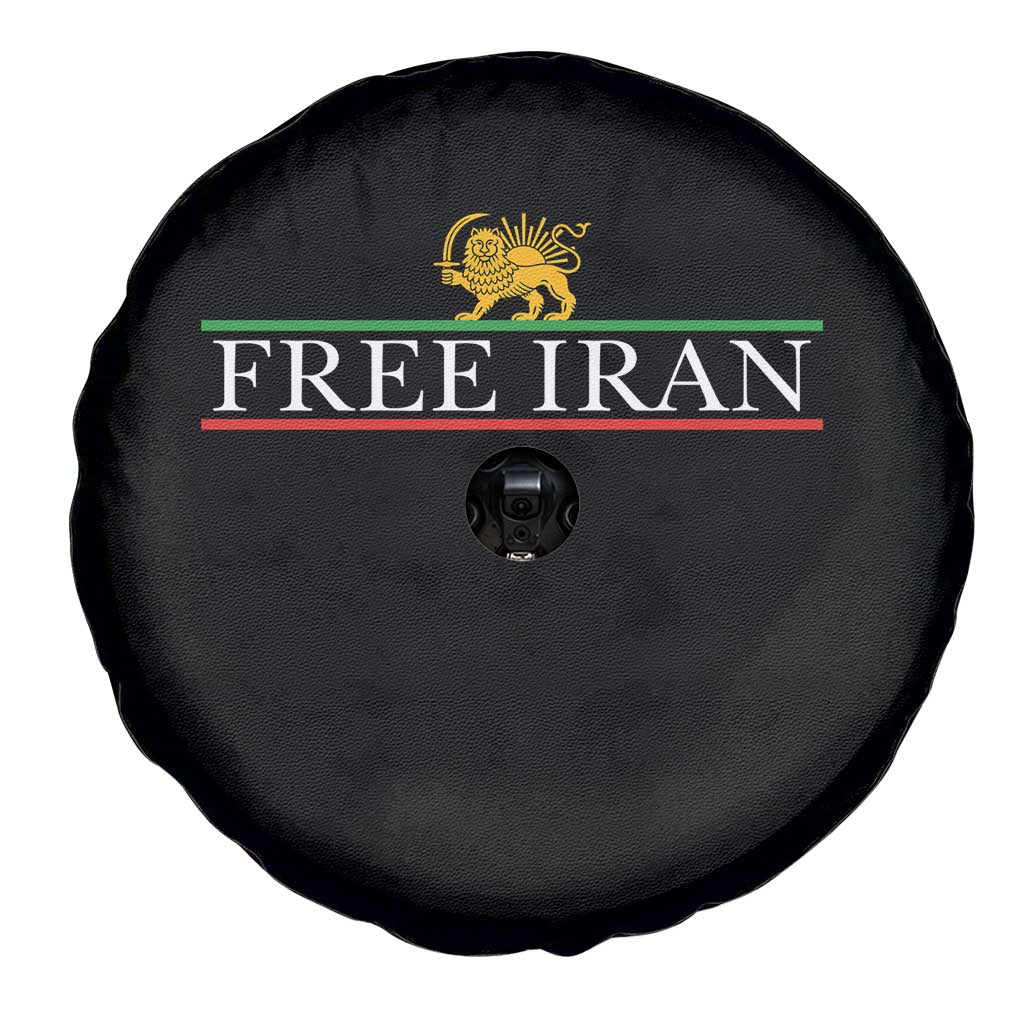 Free Iran Lion And Sun Graphic Spare Tire Cover Iranian Freedom Supporters TS02 Print Your Wear