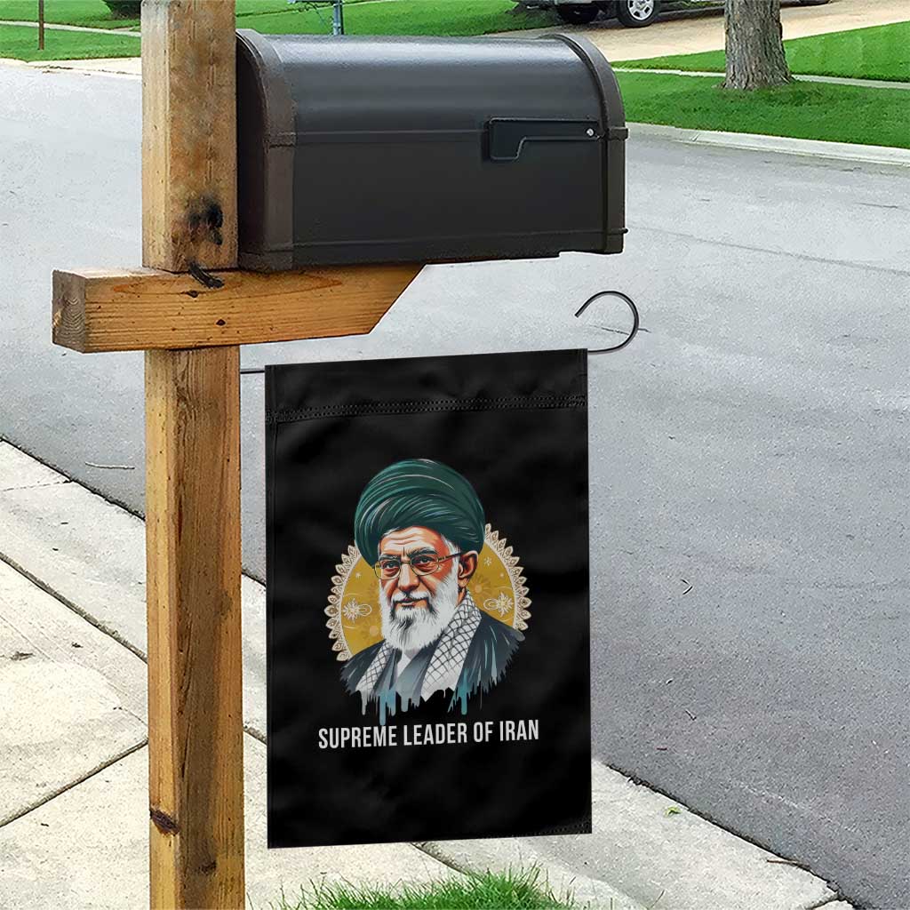 Supreme Leader Of Iran Graphic Portrait Garden Flag Iranian Political Figure TS02 Print Your Wear