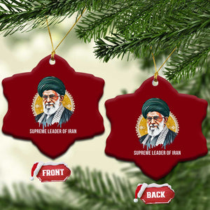 Supreme Leader Of Iran Graphic Portrait Ceramic Ornament Iranian Political Figure TS02 Print Your Wear