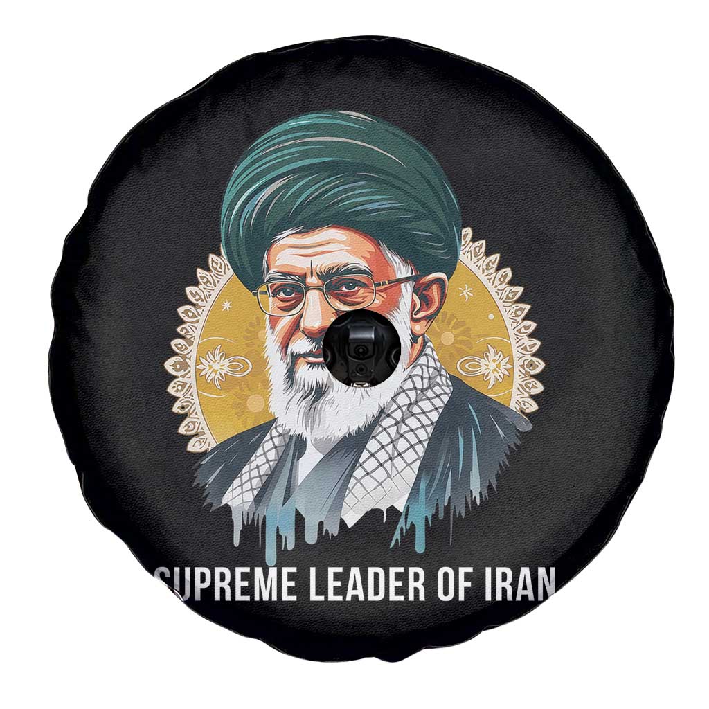 Supreme Leader Of Iran Graphic Portrait Spare Tire Cover Iranian Political Figure TS02 Print Your Wear