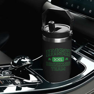 Irish Drinking Team XXL Funny St Patricks Day Party Squad Flip Straw Tumbler TS02 Print Your Wear