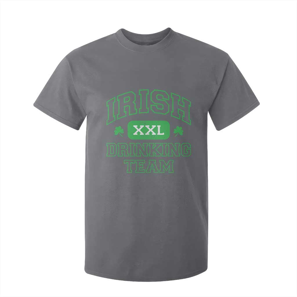 Irish Drinking Team XXL Funny St Patricks Day Party Squad T Shirt For Kid TS02 Charcoal Print Your Wear