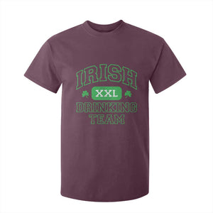 Irish Drinking Team XXL Funny St Patricks Day Party Squad T Shirt For Kid TS02 Maroon Print Your Wear