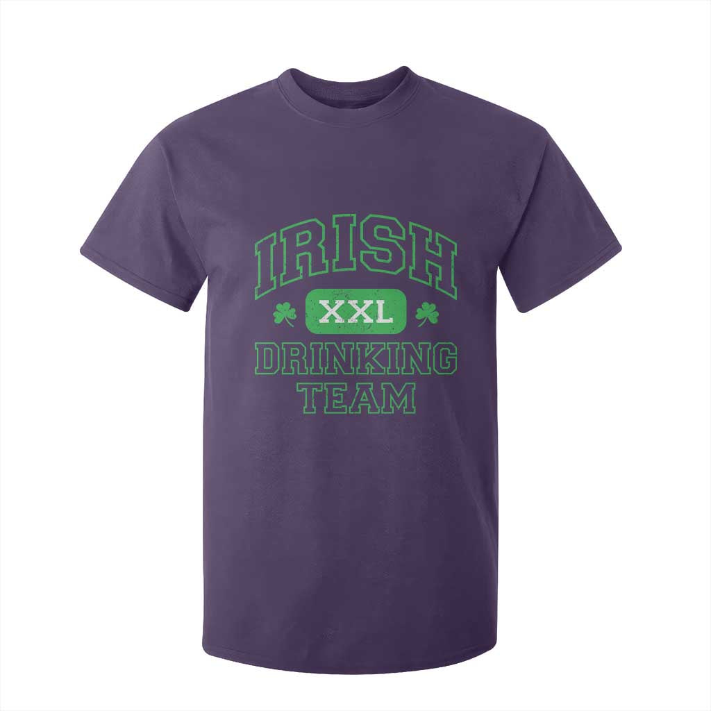Irish Drinking Team XXL Funny St Patricks Day Party Squad T Shirt For Kid TS02 Purple Print Your Wear
