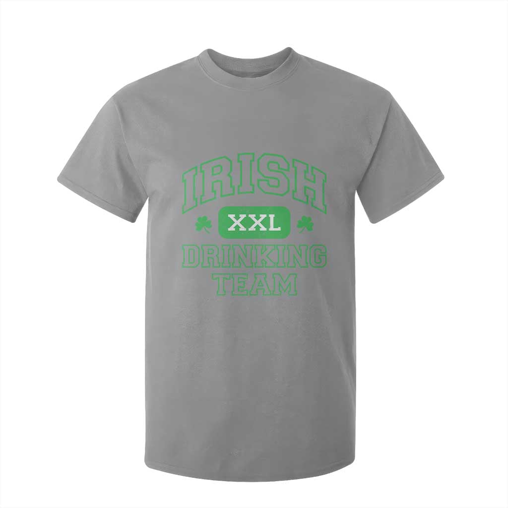 Irish Drinking Team XXL Funny St Patricks Day Party Squad T Shirt For Kid TS02 Sport Gray Print Your Wear