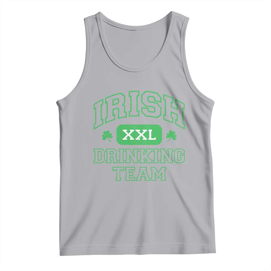 Irish Drinking Team XXL Funny St Patricks Day Party Squad Tank Top TS02 Athletic Heather Print Your Wear