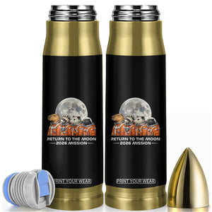 2026 Mission Lunar Orbit Animal Crew Bullet Tumbler Funny Capybara Raccoon Opossum Skunk Astronauts TS02 Black Print Your Wear