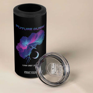 Future Dusk Lunar Orbit 2026 4 in 1 Can Cooler Tumbler Cosmic Nebula Astronaut n Satellite Space Exploration TS02 Print Your Wear