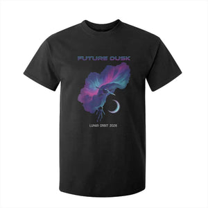 Future Dusk Lunar Orbit 2026 T Shirt For Kid Cosmic Nebula Astronaut n Satellite Space Exploration TS02 Black Print Your Wear