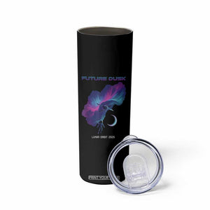 Future Dusk Lunar Orbit 2026 Skinny Tumbler Cosmic Nebula Astronaut n Satellite Space Exploration TS02 Print Your Wear