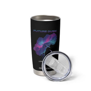 Future Dusk Lunar Orbit 2026 Tumbler Cup Cosmic Nebula Astronaut n Satellite Space Exploration TS02 Print Your Wear