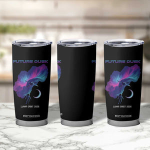 Future Dusk Lunar Orbit 2026 Tumbler Cup Cosmic Nebula Astronaut n Satellite Space Exploration TS02 Print Your Wear