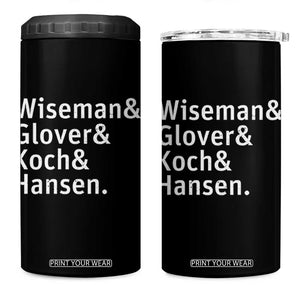 Lunar Orbit Crew 2026 Mission Names 4 in 1 Can Cooler Tumbler Astronaut Supporters Space Exploration Enthusiasts TS02 One Size: 16 oz Black Print Your Wear