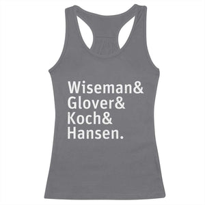 Lunar Orbit Crew 2026 Mission Names Racerback Tank Top Astronaut Supporters Space Exploration Enthusiasts TS02 Charcoal Print Your Wear
