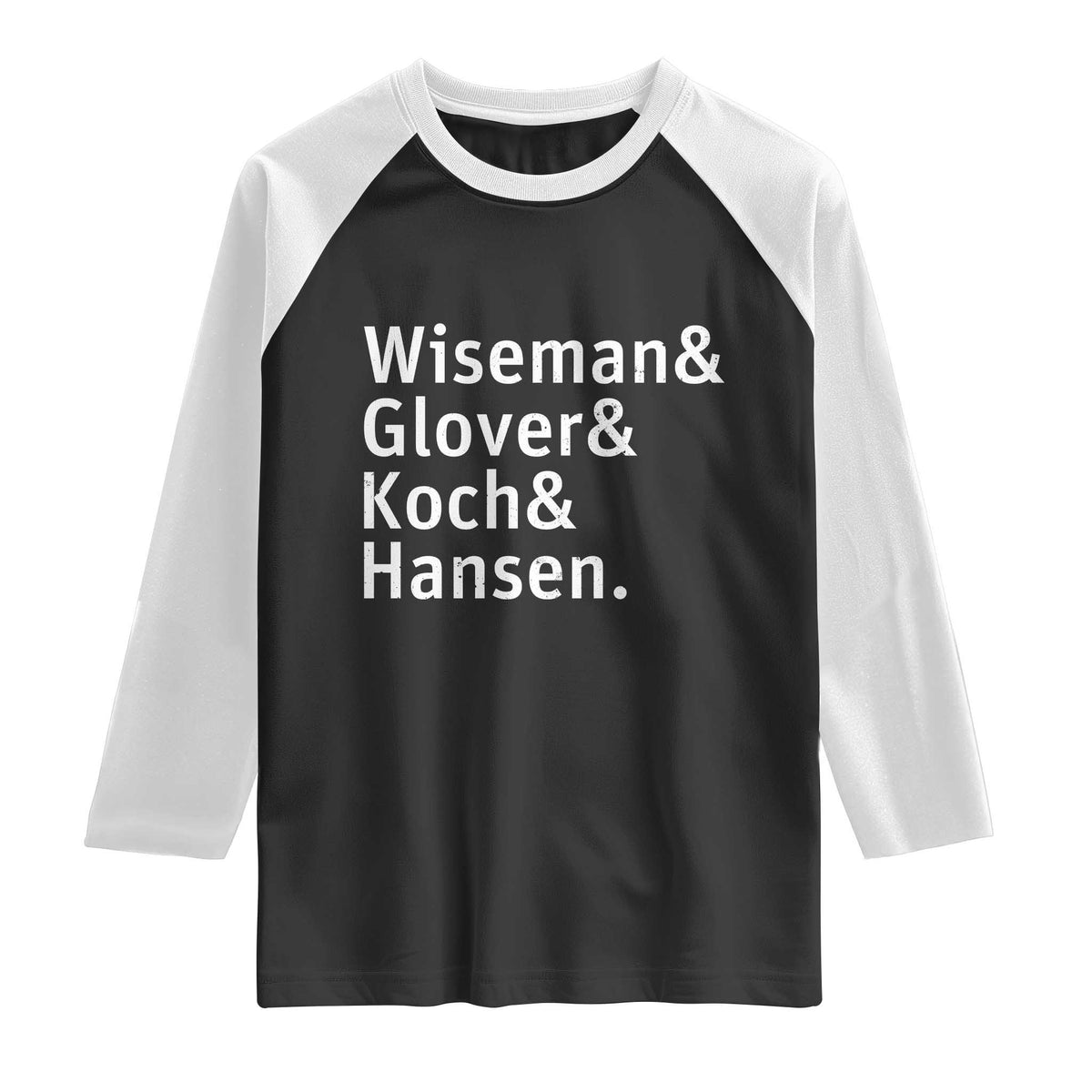 Lunar Orbit Crew 2026 Mission Names Raglan Shirt Astronaut Supporters Space Exploration Enthusiasts TS02 Black White Print Your Wear