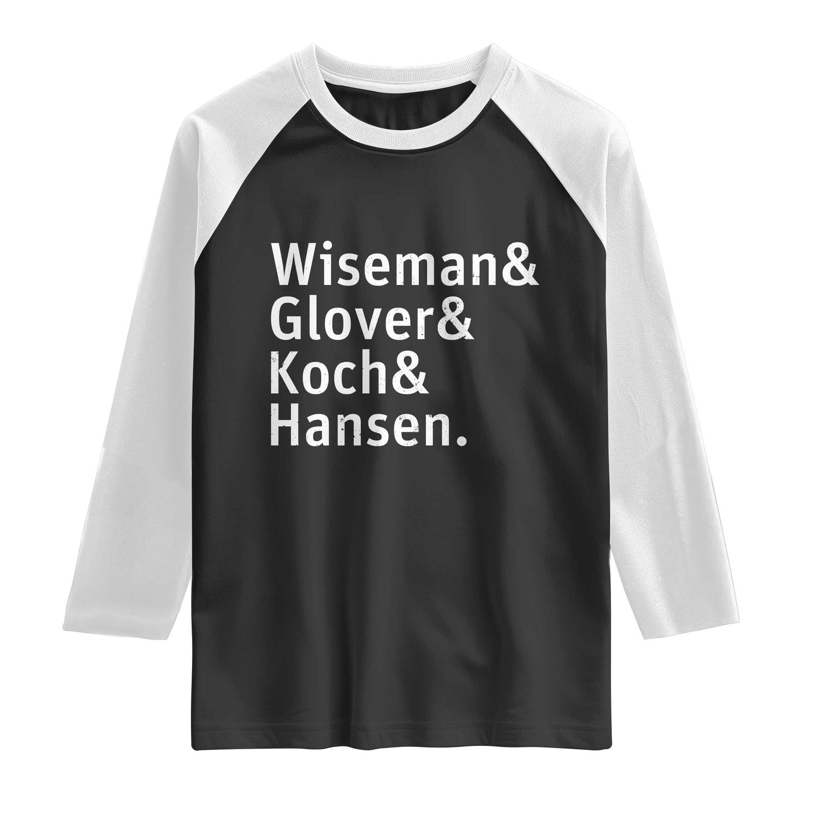 Lunar Orbit Crew 2026 Mission Names Raglan Shirt Astronaut Supporters Space Exploration Enthusiasts TS02 Black White Print Your Wear