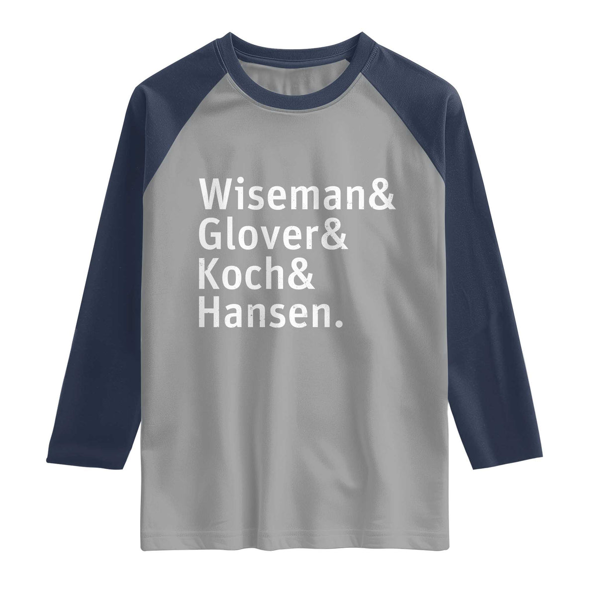 Lunar Orbit Crew 2026 Mission Names Raglan Shirt Astronaut Supporters Space Exploration Enthusiasts TS02 Sport Gray Navy Print Your Wear