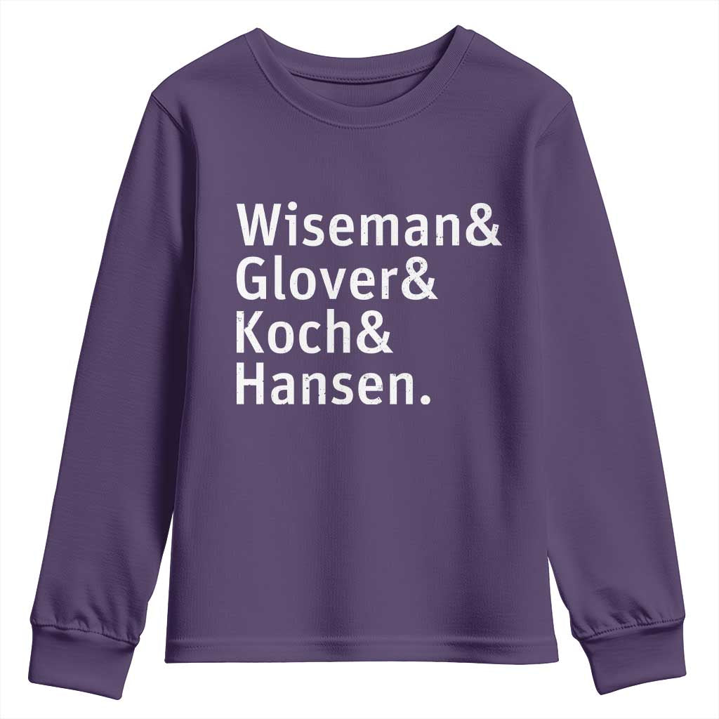 Lunar Orbit Crew 2026 Mission Names Youth Sweatshirt Astronaut Supporters Space Exploration Enthusiasts TS02 Purple Print Your Wear