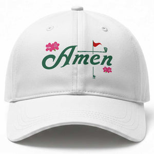 Golf Lover Amen Azalea Graphic Baseball Cap Augusta Georgia Traditions Golfing Fan TS02 Print Your Wear