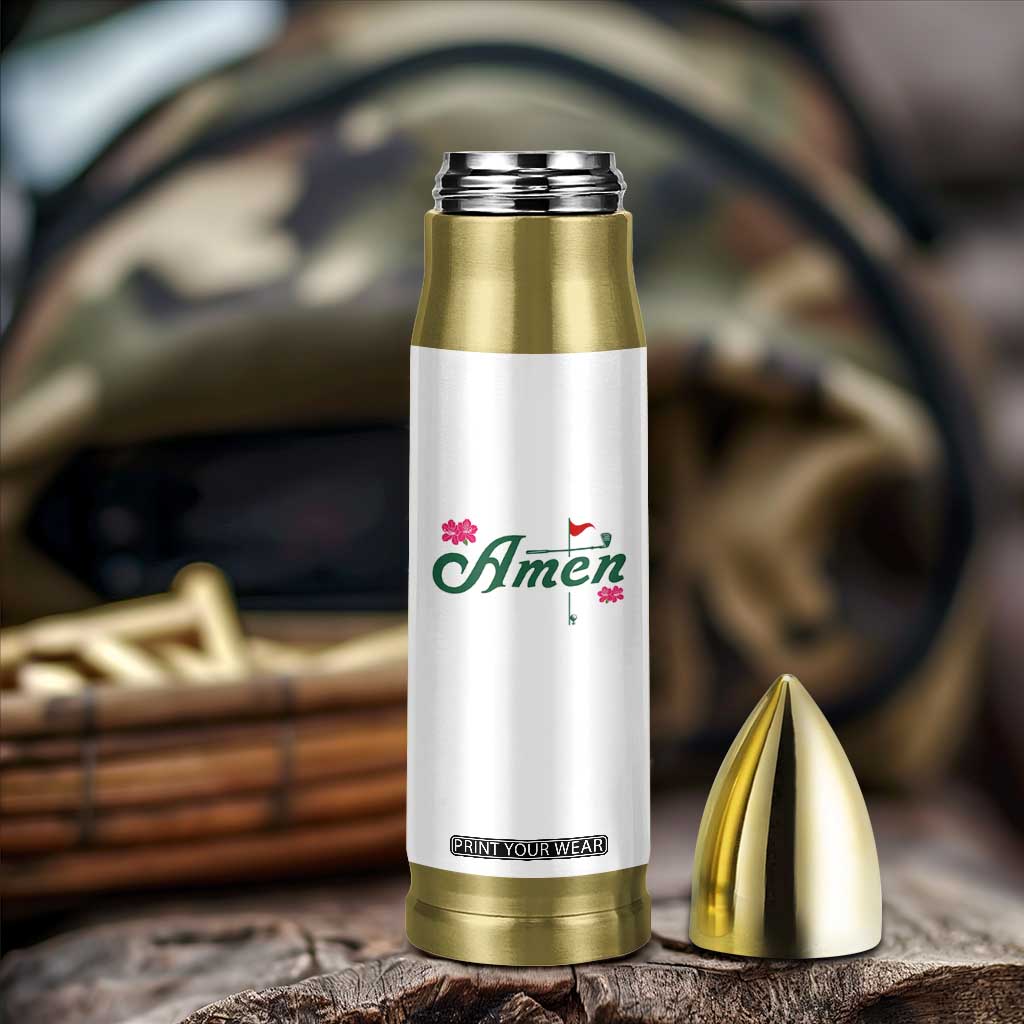 Golf Lover Amen Azalea Graphic Bullet Tumbler Augusta Georgia Traditions Golfing Fan TS02 Print Your Wear