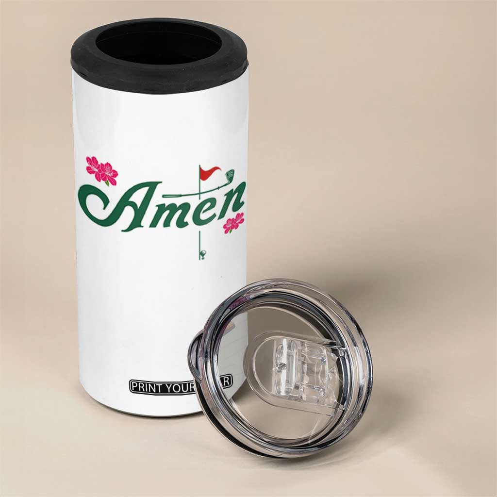 Golf Lover Amen Azalea Graphic 4 in 1 Can Cooler Tumbler Augusta Georgia Traditions Golfing Fan TS02 Print Your Wear