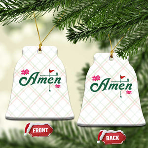 Golf Lover Amen Azalea Graphic Ceramic Ornament Augusta Georgia Traditions Golfing Fan TS02 Print Your Wear
