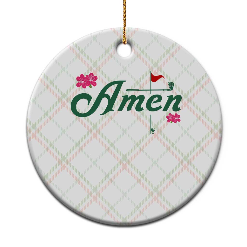 Golf Lover Amen Azalea Graphic Ceramic Ornament Augusta Georgia Traditions Golfing Fan TS02 1pc Christmas Plaid Print Your Wear