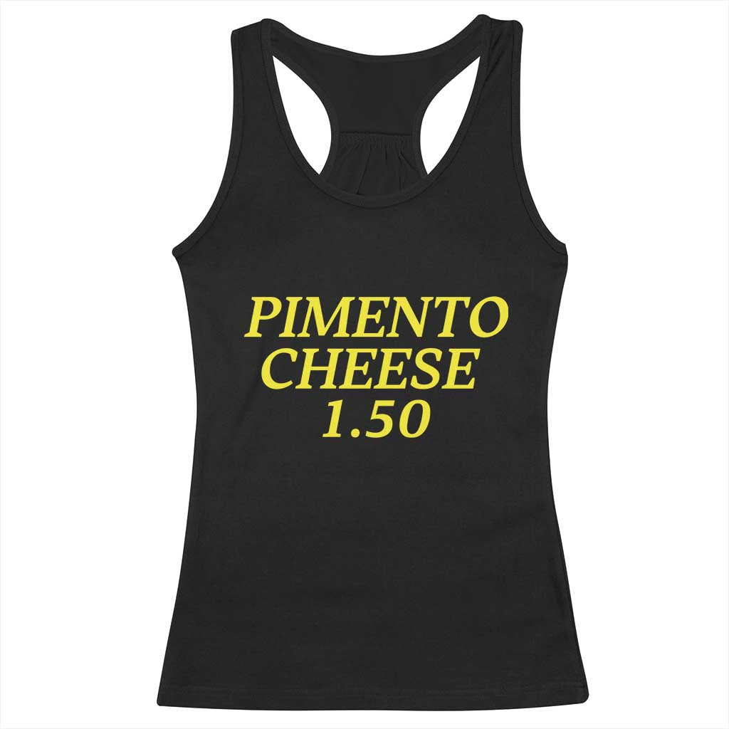 Pimento Cheese One Fifty Funny Golf Snack Racerback Tank Top Georgia Golfing Traditions Lover Humor TS02 Black Print Your Wear