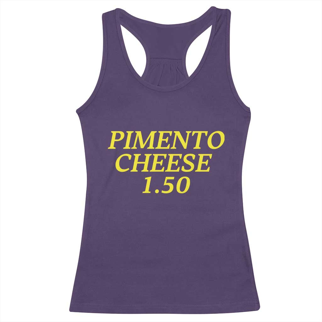 Pimento Cheese One Fifty Funny Golf Snack Racerback Tank Top Georgia Golfing Traditions Lover Humor TS02 Purple Print Your Wear