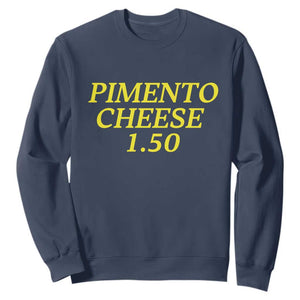 Pimento Cheese One Fifty Funny Golf Snack Sweatshirt Georgia Golfing Traditions Lover Humor TS02 Navy Print Your Wear