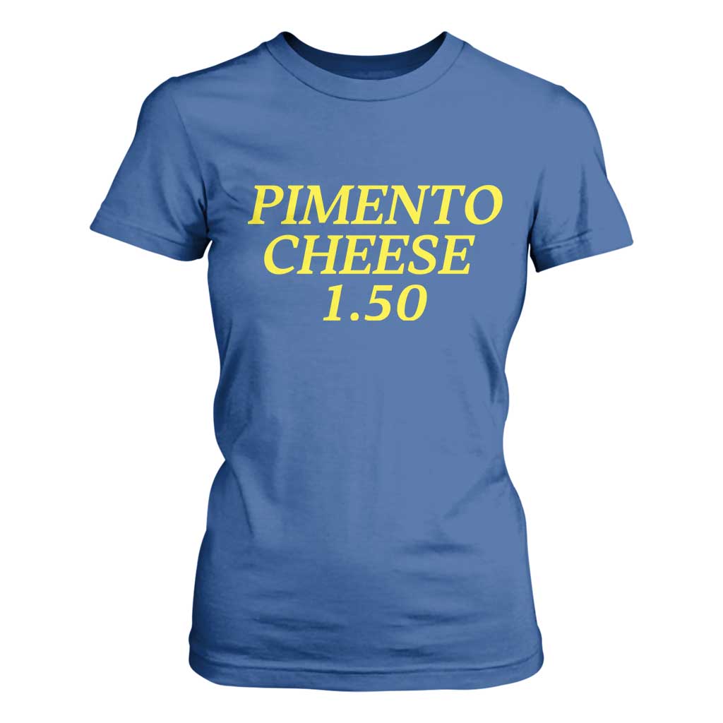 Pimento Cheese One Fifty Funny Golf Snack T Shirt For Women Georgia Golfing Traditions Lover Humor TS02 Royal Blue Print Your Wear