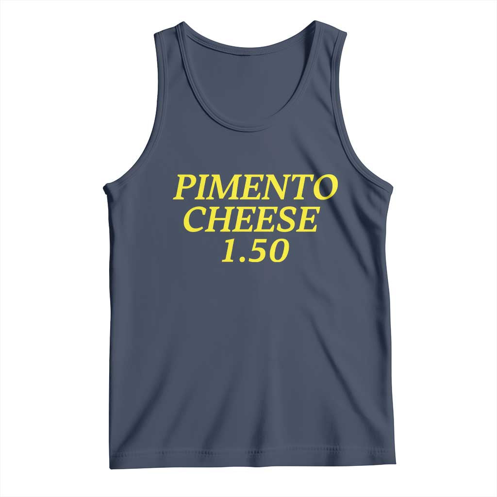 Pimento Cheese One Fifty Funny Golf Snack Tank Top Georgia Golfing Traditions Lover Humor TS02 Navy Print Your Wear