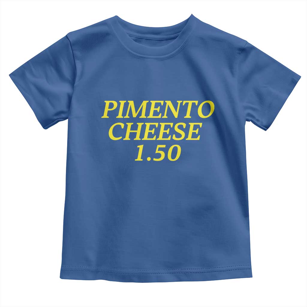 Pimento Cheese One Fifty Funny Golf Snack Toddler T Shirt Georgia Golfing Traditions Lover Humor TS02 Royal Blue Print Your Wear