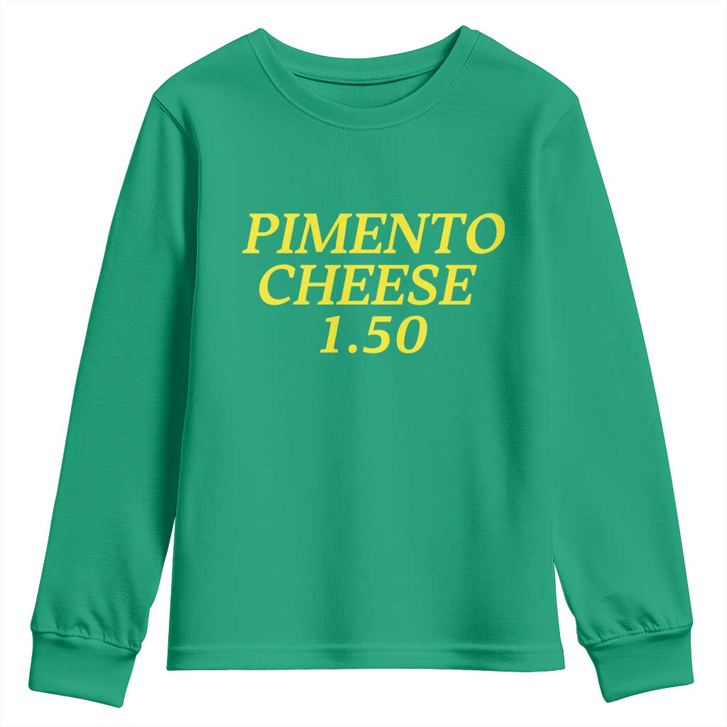 Pimento Cheese One Fifty Funny Golf Snack Youth Sweatshirt Georgia Golfing Traditions Lover Humor TS02 Irish Green Print Your Wear