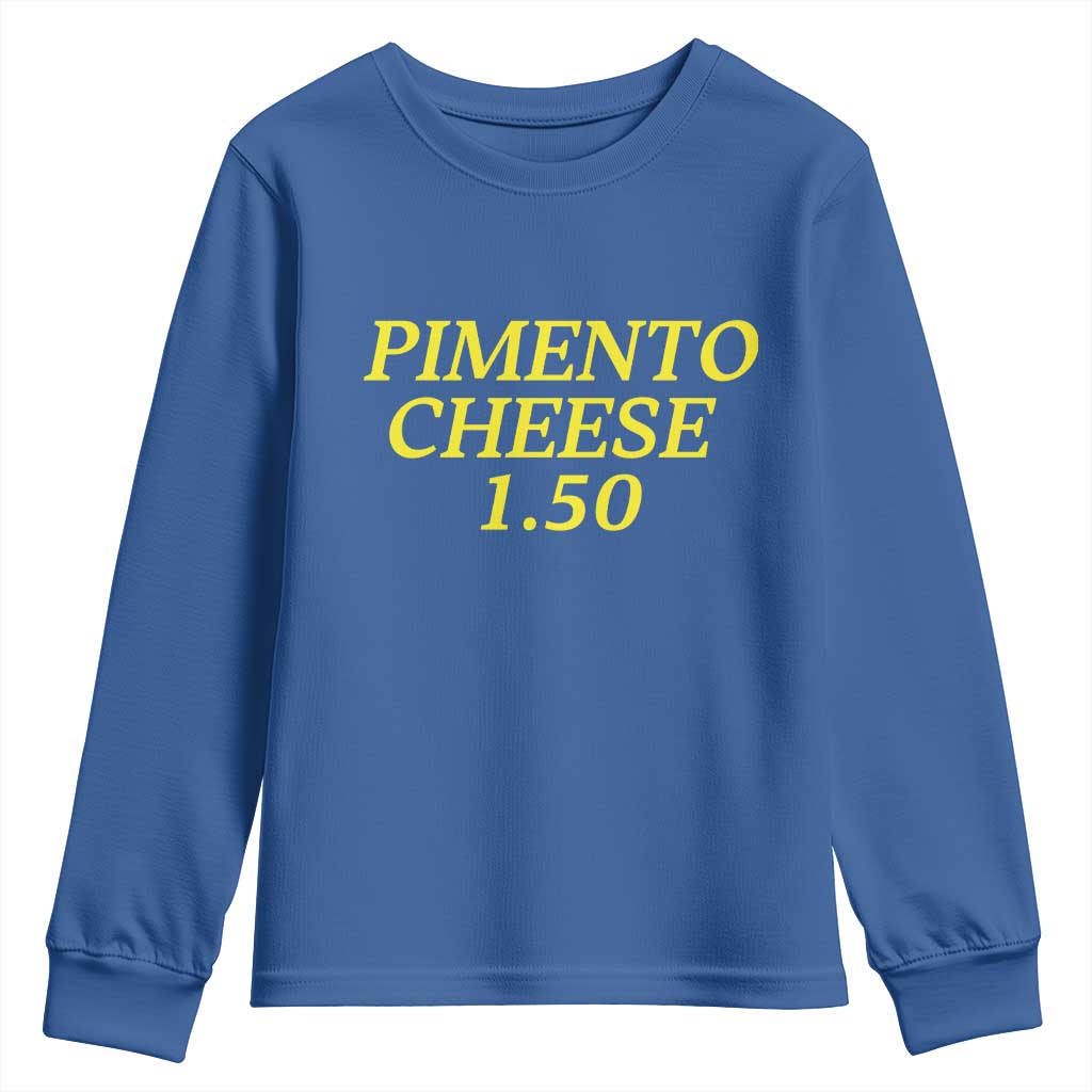 Pimento Cheese One Fifty Funny Golf Snack Youth Sweatshirt Georgia Golfing Traditions Lover Humor TS02 Royal Blue Print Your Wear