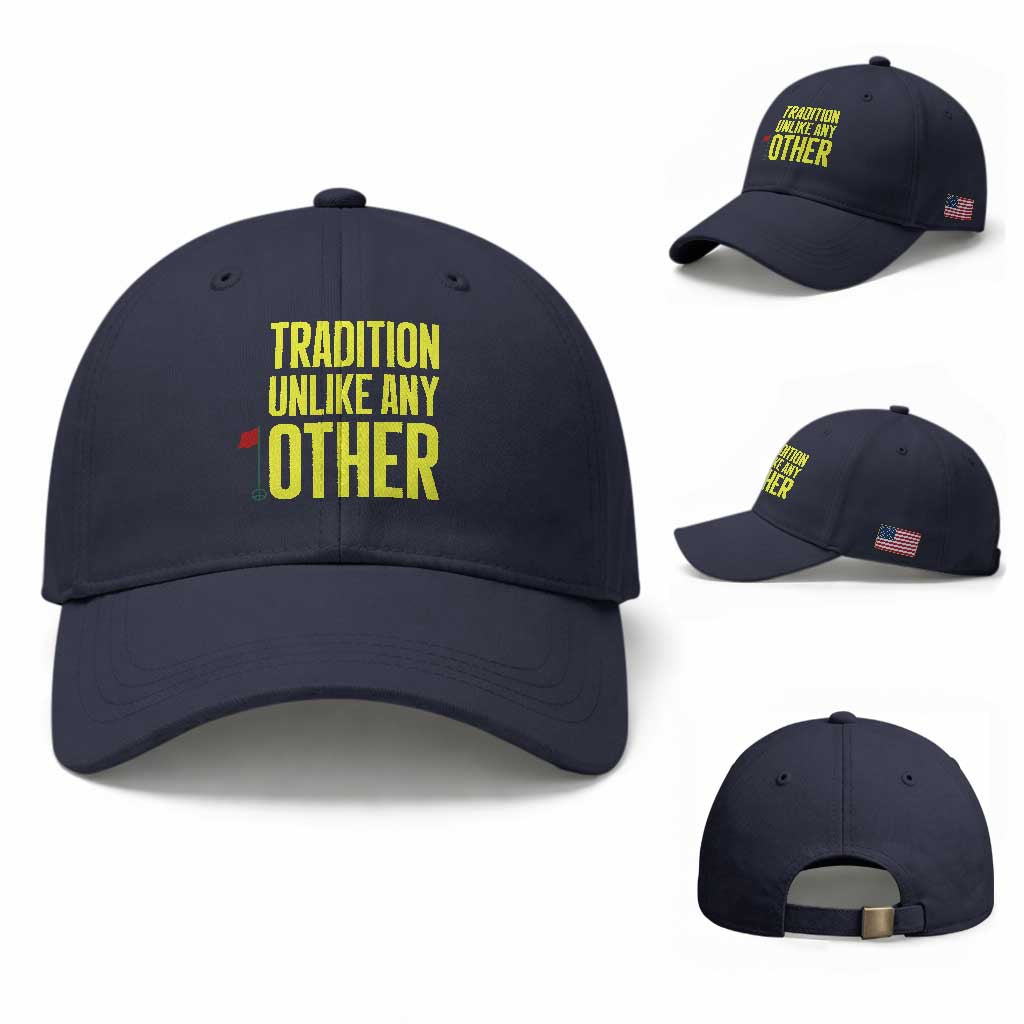 Tradition Unlike Any Other Georgia Golfing Baseball Cap for Golf Lover Augusta Sports TS02 Baseball Cap Universal Fit Navy Print Your Wear