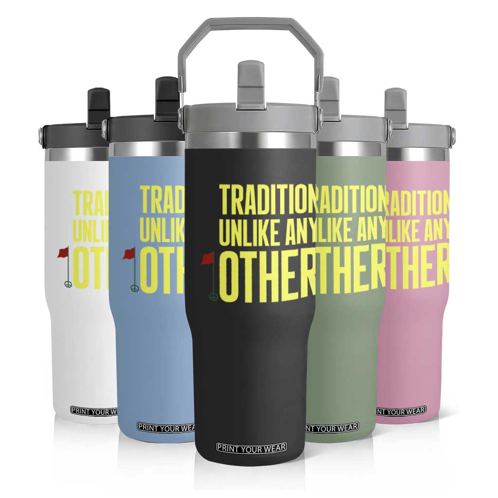 Tradition Unlike Any Other Georgia Golfing Flip Straw Tumbler for Golf Lover Augusta Sports TS02 Print Your Wear