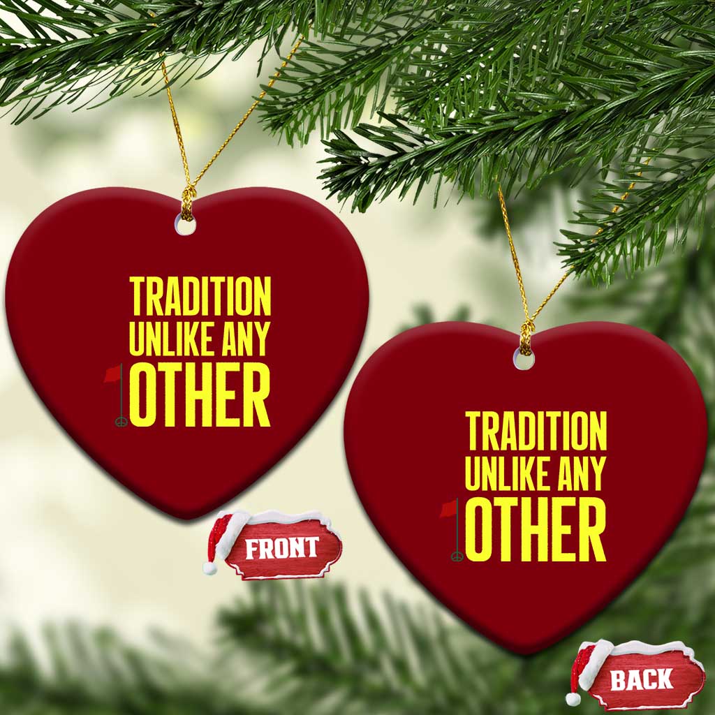Tradition Unlike Any Other Georgia Golfing Ceramic Ornament for Golf Lover Augusta Sports TS02 Print Your Wear