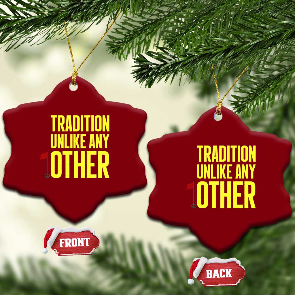 Tradition Unlike Any Other Georgia Golfing Ceramic Ornament for Golf Lover Augusta Sports TS02 Print Your Wear