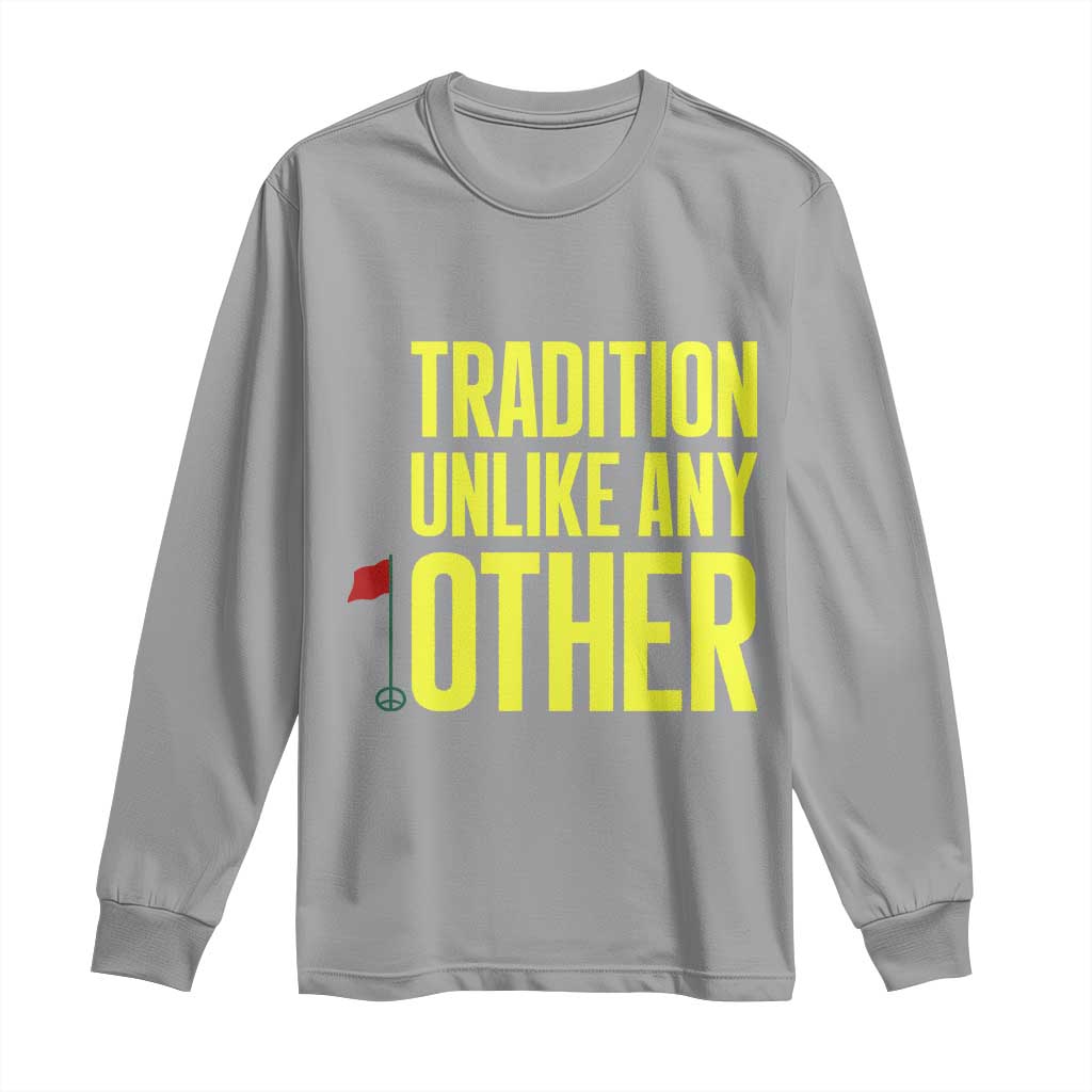 Tradition Unlike Any Other Georgia Golfing Long Sleeve Shirt for Golf Lover Augusta Sports TS02 Sport Gray Print Your Wear