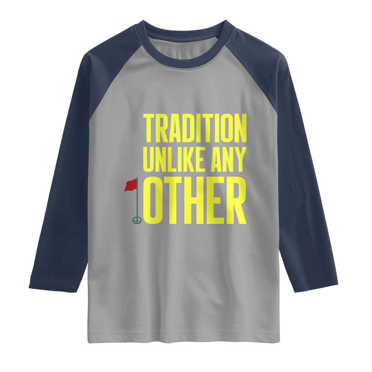 Tradition Unlike Any Other Georgia Golfing Raglan Shirt for Golf Lover Augusta Sports TS02 Sport Gray Navy Print Your Wear