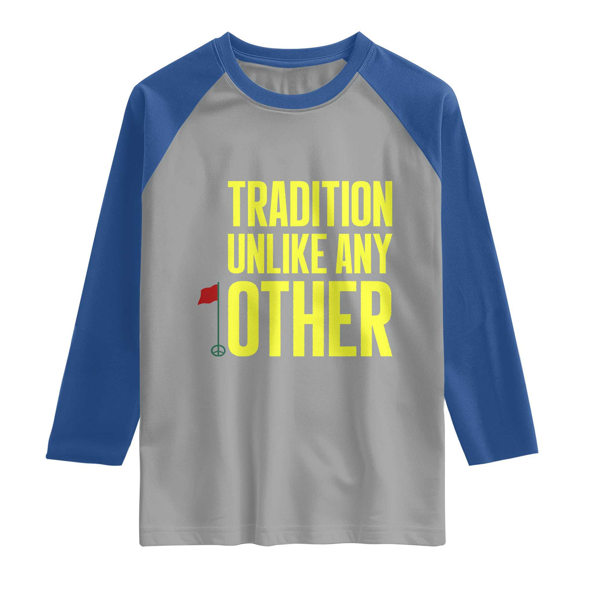 Tradition Unlike Any Other Georgia Golfing Raglan Shirt for Golf Lover Augusta Sports TS02 Sport Gray Royal Print Your Wear